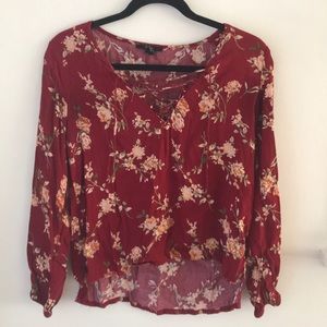 Long sleeve blouse